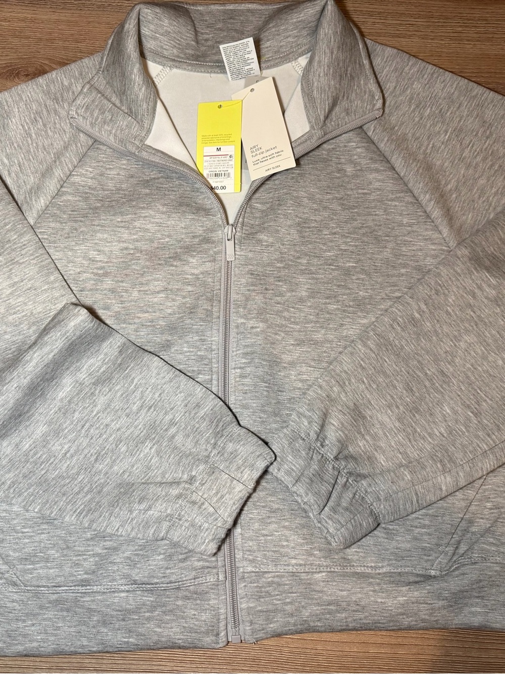 Women’s Lightweight Gray Zip-Up Jacket